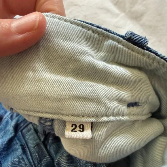 Imogene & Willie - Logan Washed Indigo Check Jean - Size 29 - Picture 8 of 14